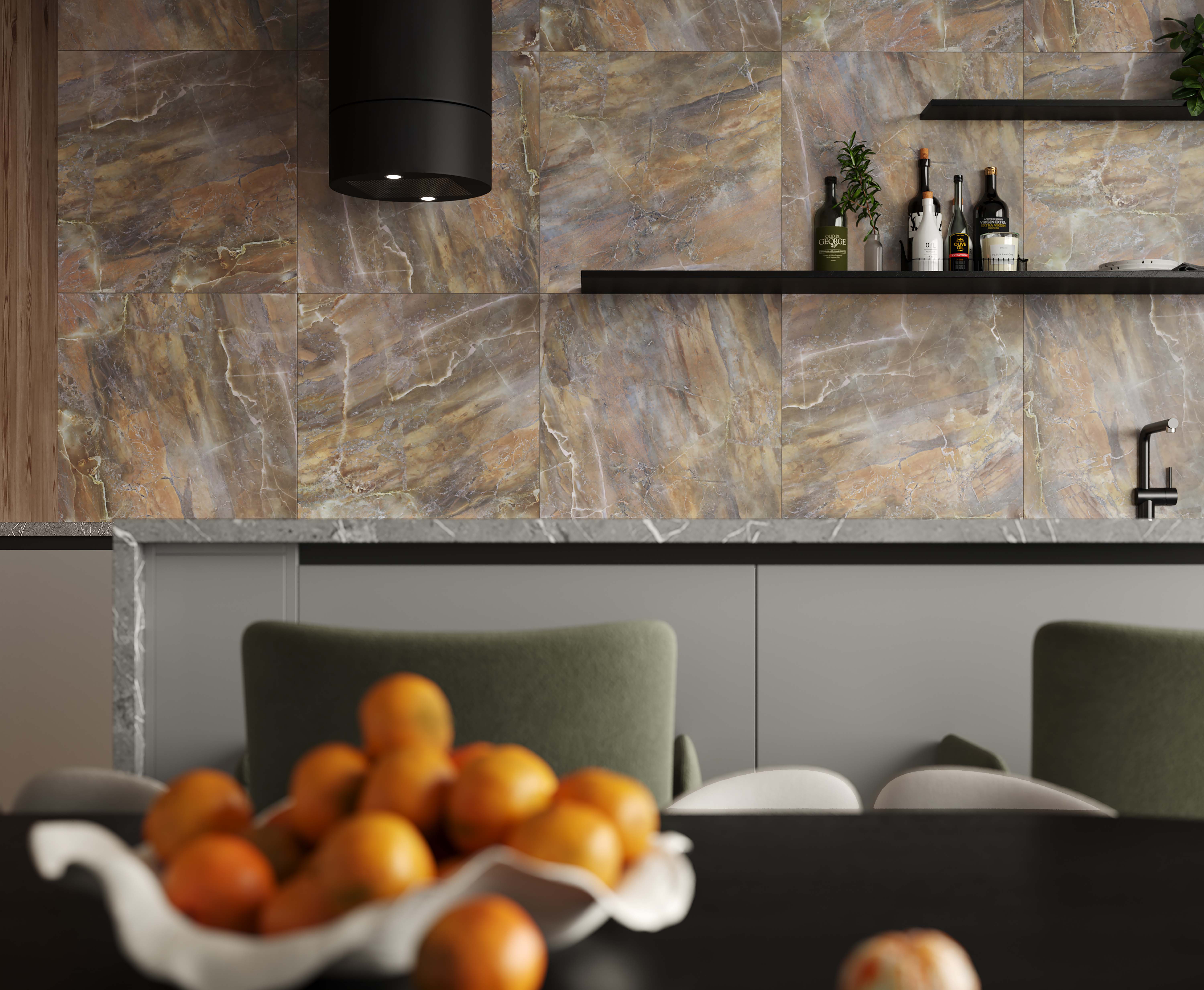 RI 0056 На пол Rich Коричневый 60х60 - фото 8