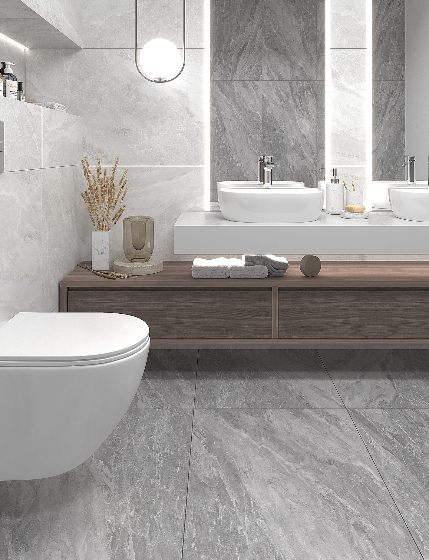 На пол Luna Rossa Imperial White Carving Satin 60x120 - фото 21