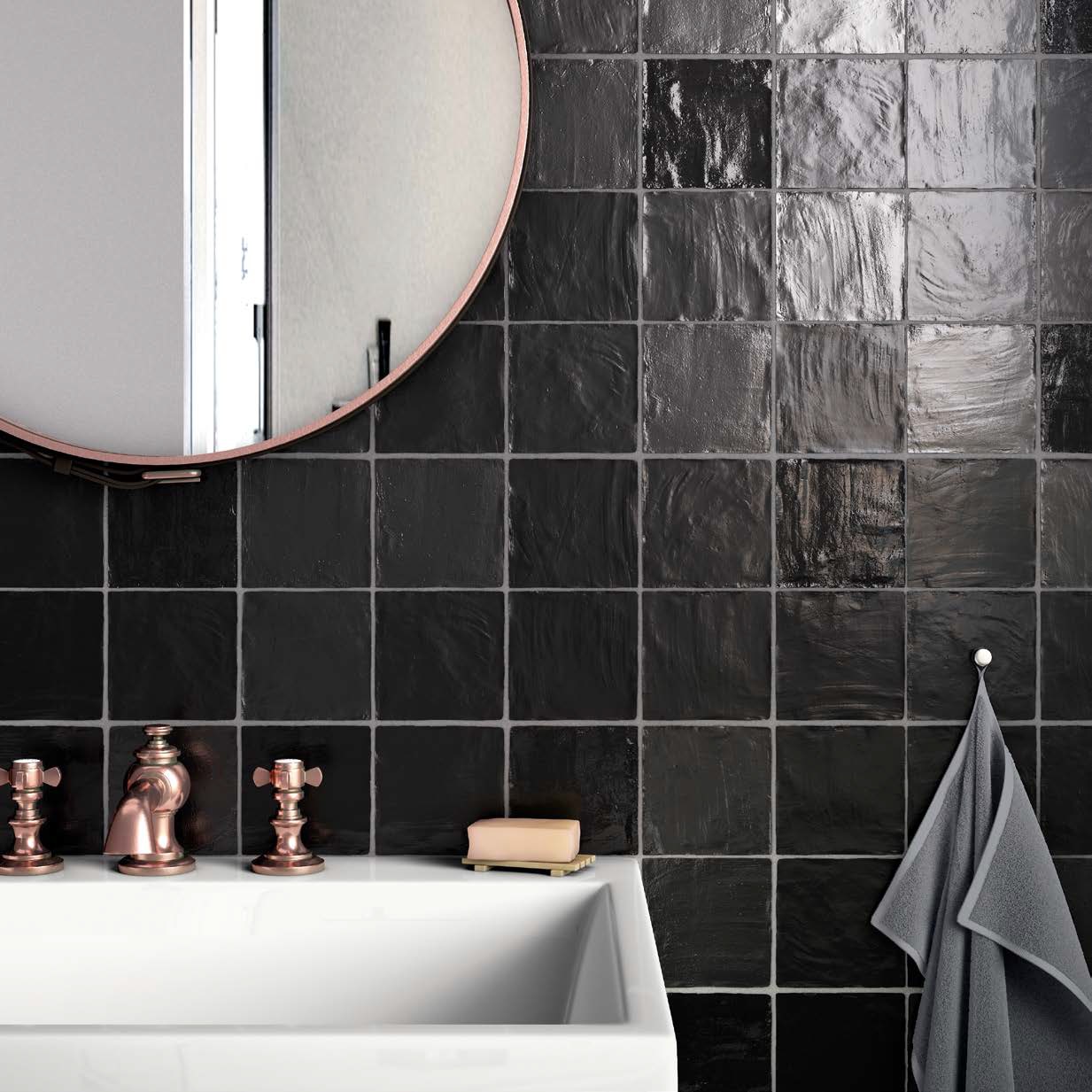 23256 На стену Mallorca Black 6.5x20 - фото 6