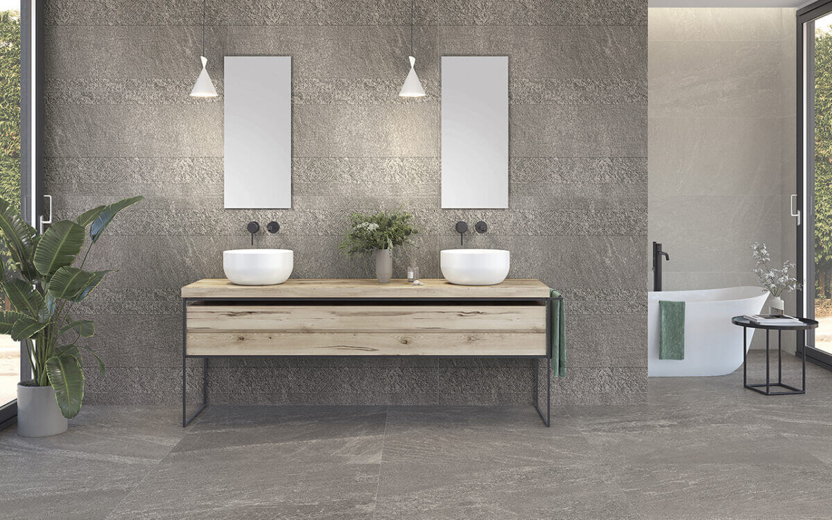 На пол Slate Stone Anthracite RC Lap 60x60 - фото 15