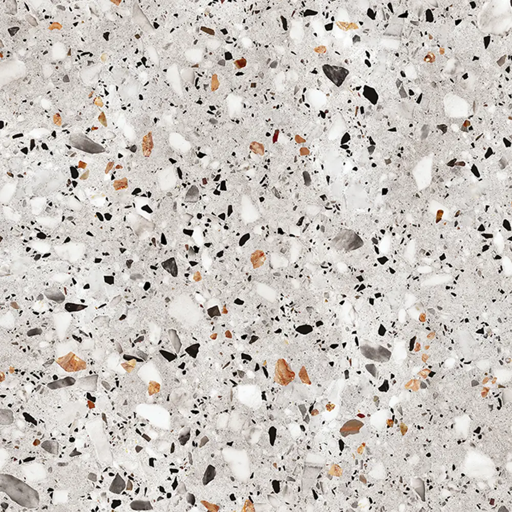 NR0373-M На пол Эвия Терраццо Серый матовый 600x600x9.5 - фото 3