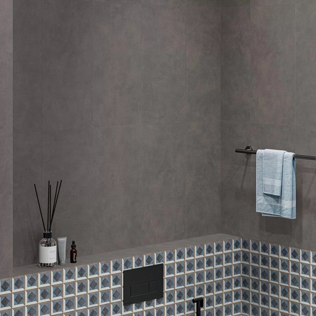 KM6060G0811R На пол Про Чементо Синий матовый обрезной 60х60x0.9 - фото 30