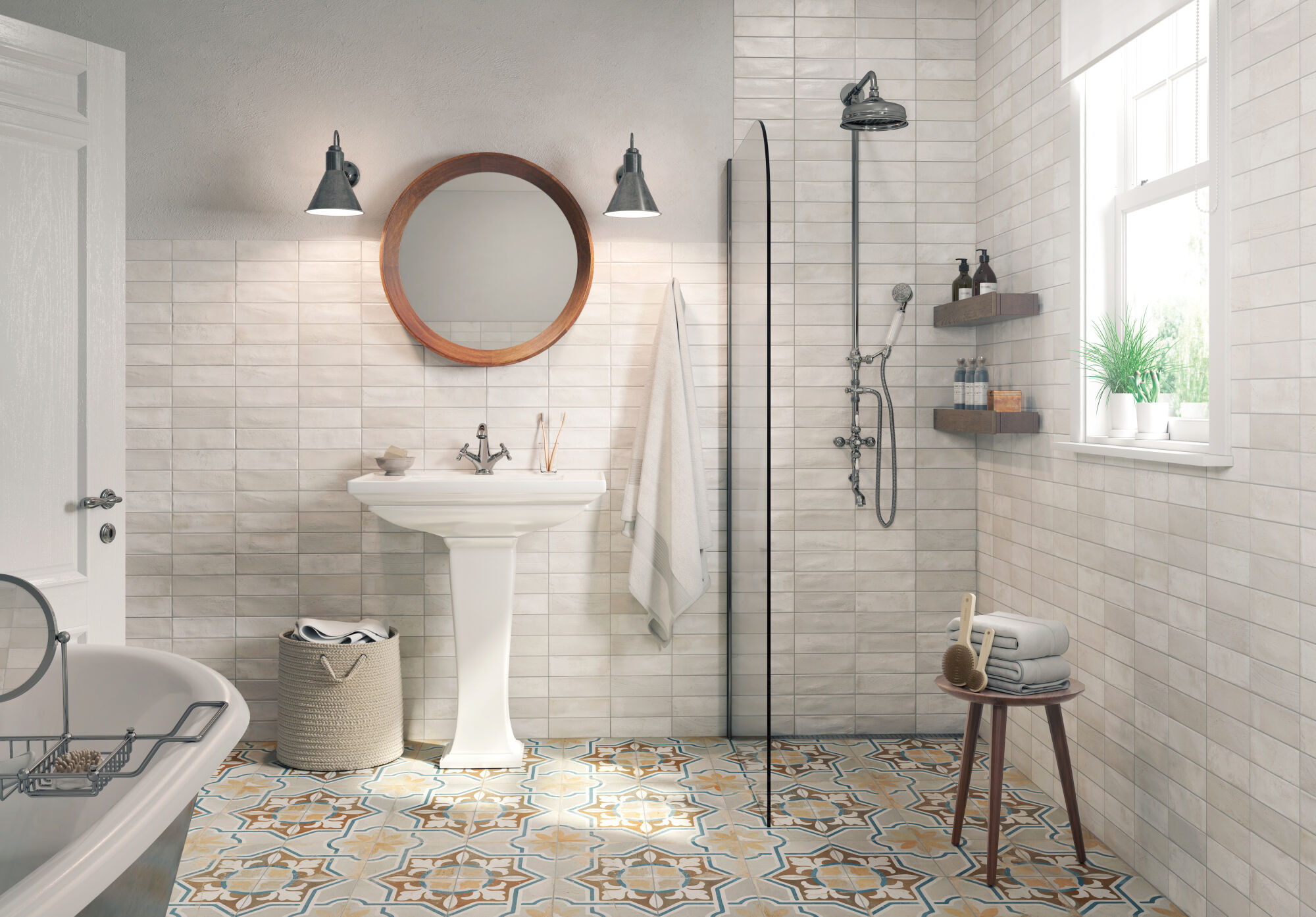 38179 На пол Fs Clay Checker Sand 45x45x0.95 - фото 23