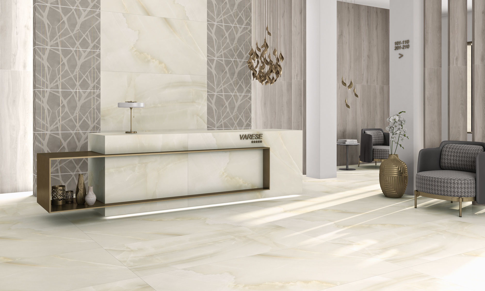 На пол Varese Onice Nat 60x120 - фото 2