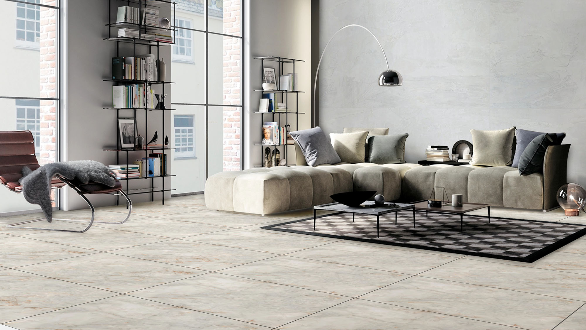 На пол Versace Natural Glossy Endless 60х120 - фото 3