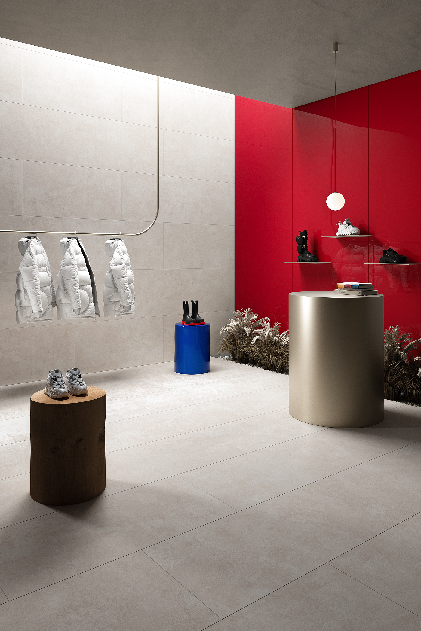 933  На пол Cement Flake Mud 180x120 - фото 13