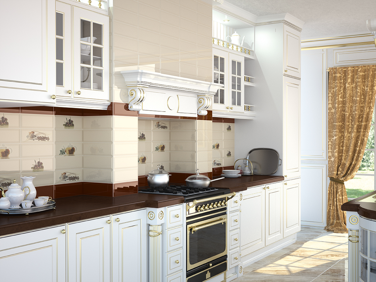 На стену Romantic Crema Brillo Bisel 10x30 - фото 3