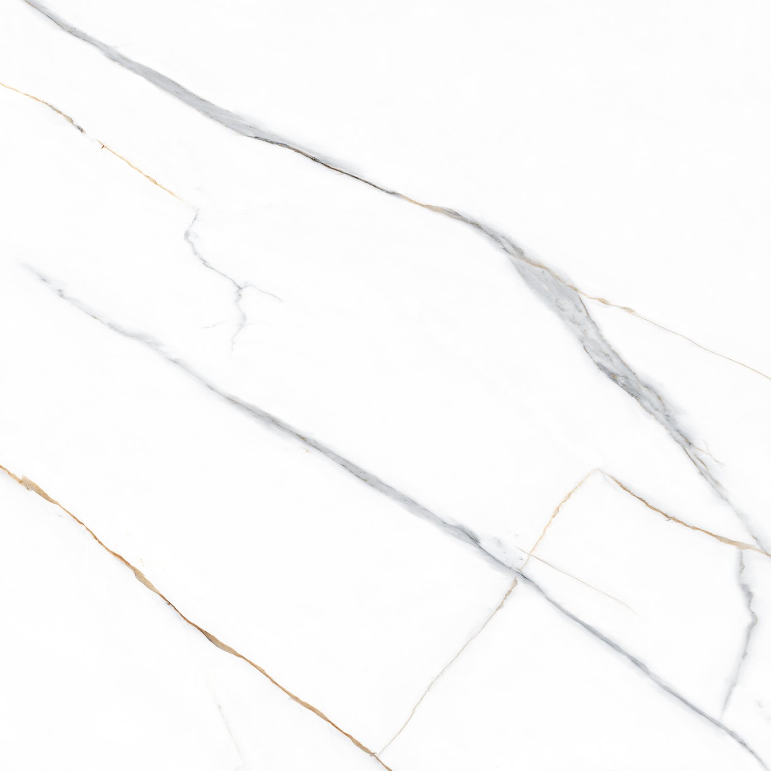 На пол Mix Statuario Gold PGVT 60x60 - фото 7