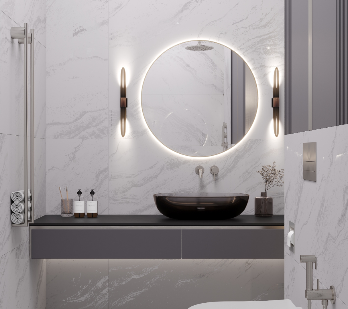 LP6012G0571R  На пол Solo Argento серый глянцевые чернила 59.5х119.1 - фото 10