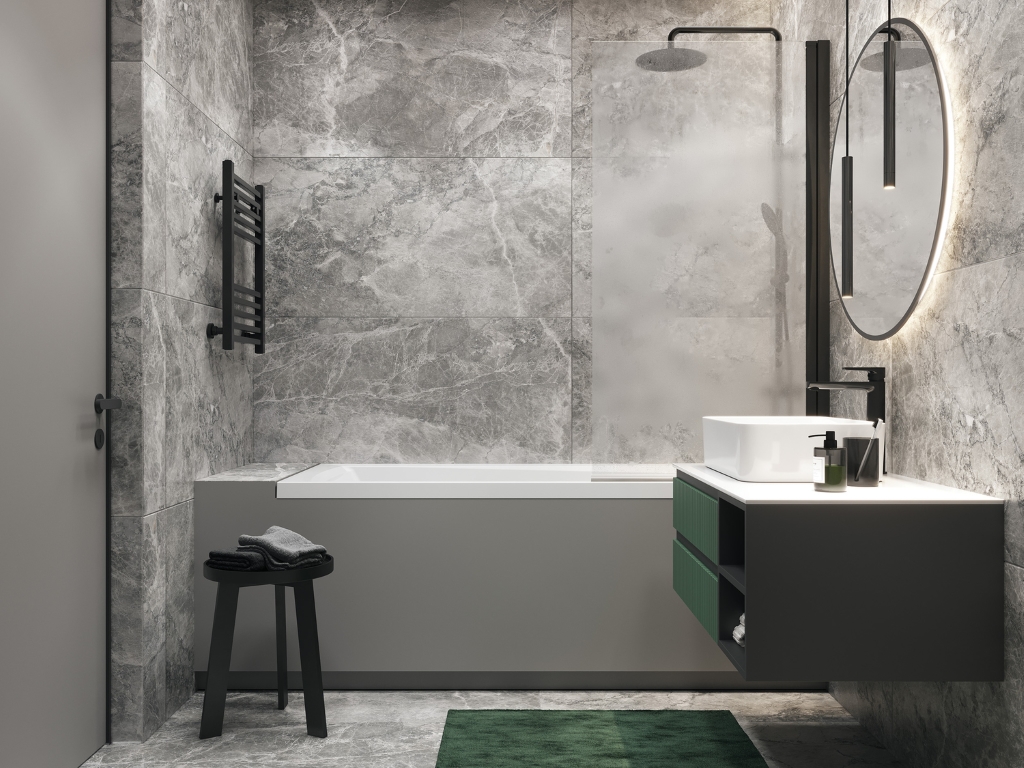 A17125 На пол Grigio Nuovalato Серый ректификат 60x120 - фото 10