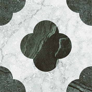 4101196 На пол Dandy Pin White Green 18.6x18.6 - фото 36