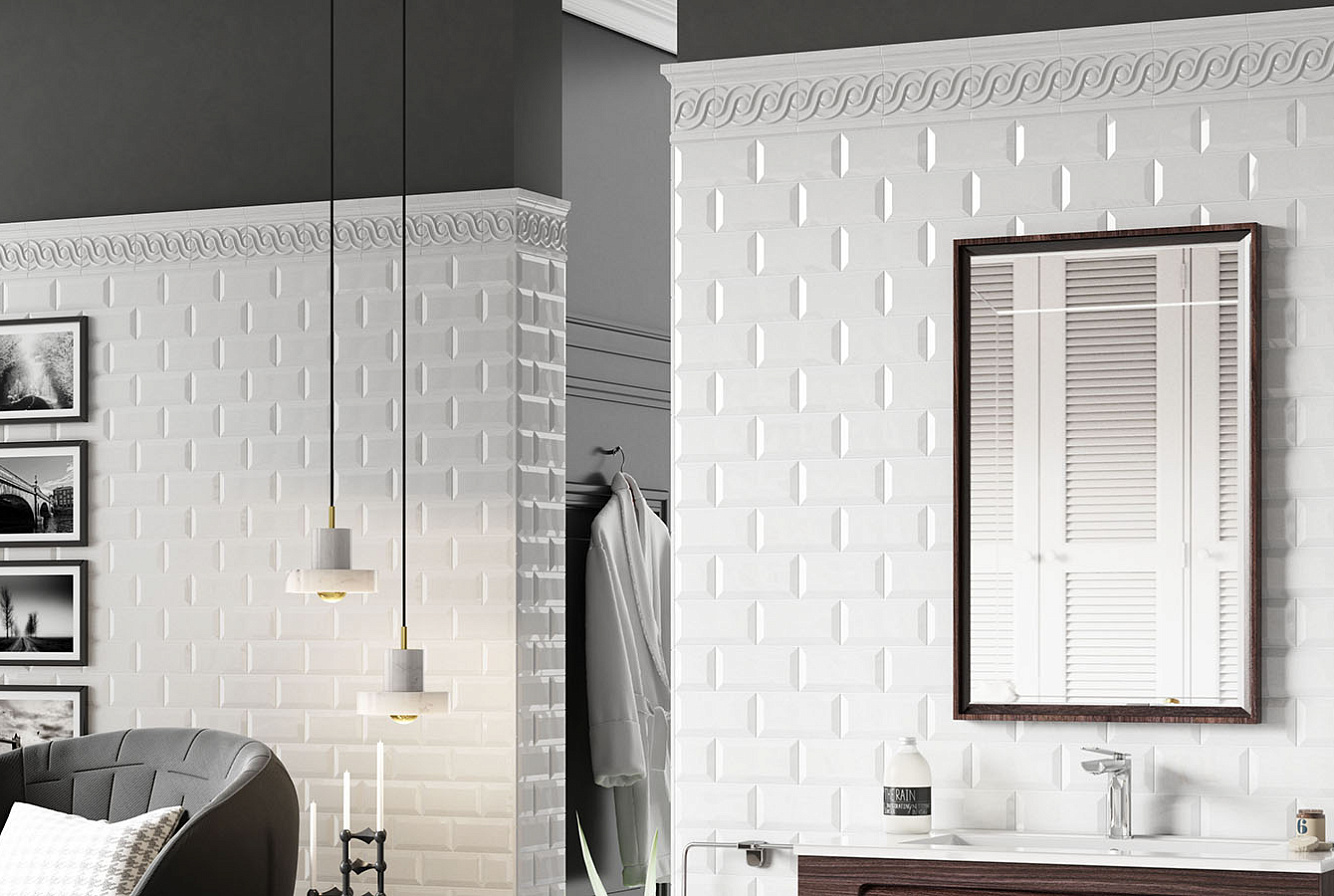 ADMO5170 Бордюр Modernista Moldura Italiana PB C-C Verde Oscuro 5 - фото 2