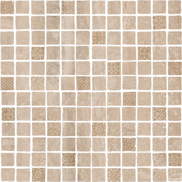 MBD004 На пол Риальто Антика 2 Мозаичный Бежевый Матовый - фото 2