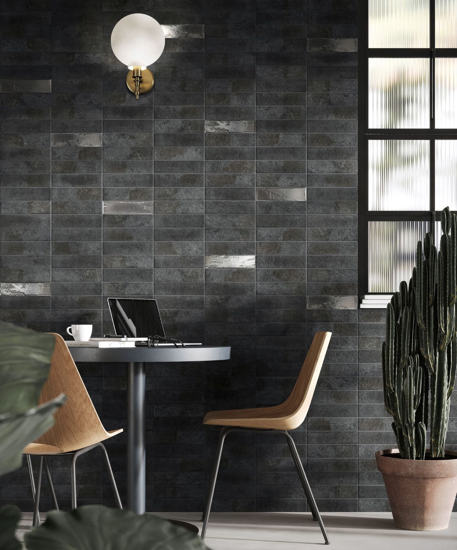 На стену Иллинойс 2 серый 6.5х24.5 - фото 9