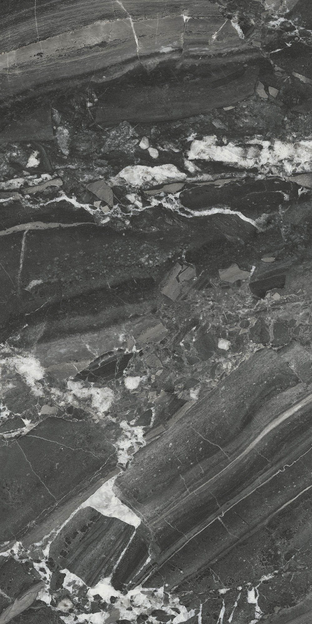 48007R На стену Риальто Чёрный глянцевый обрезной 40x80x1 - фото 10