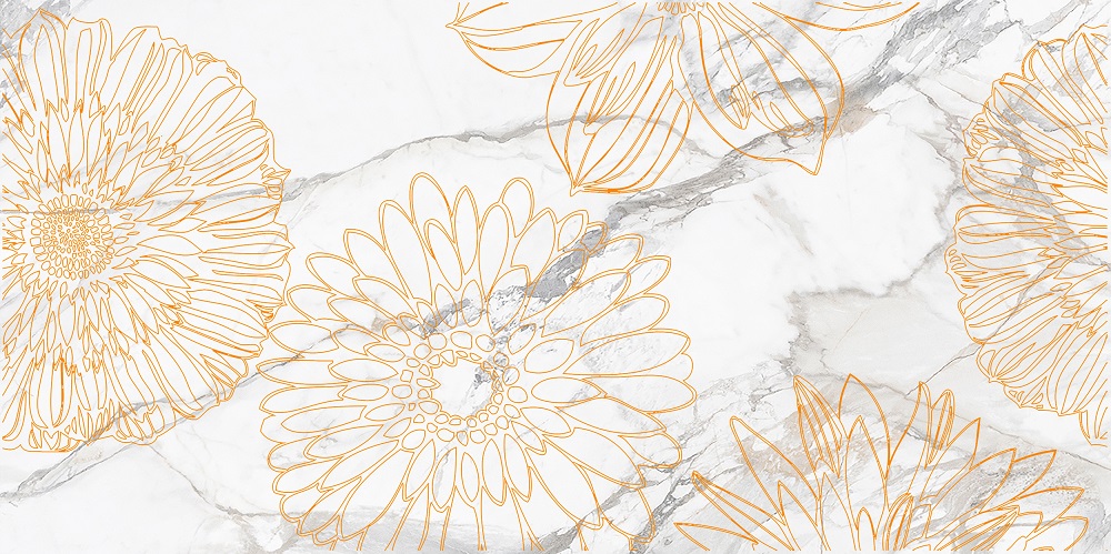 Декор Briere D Flower Белый 2 - фото 7