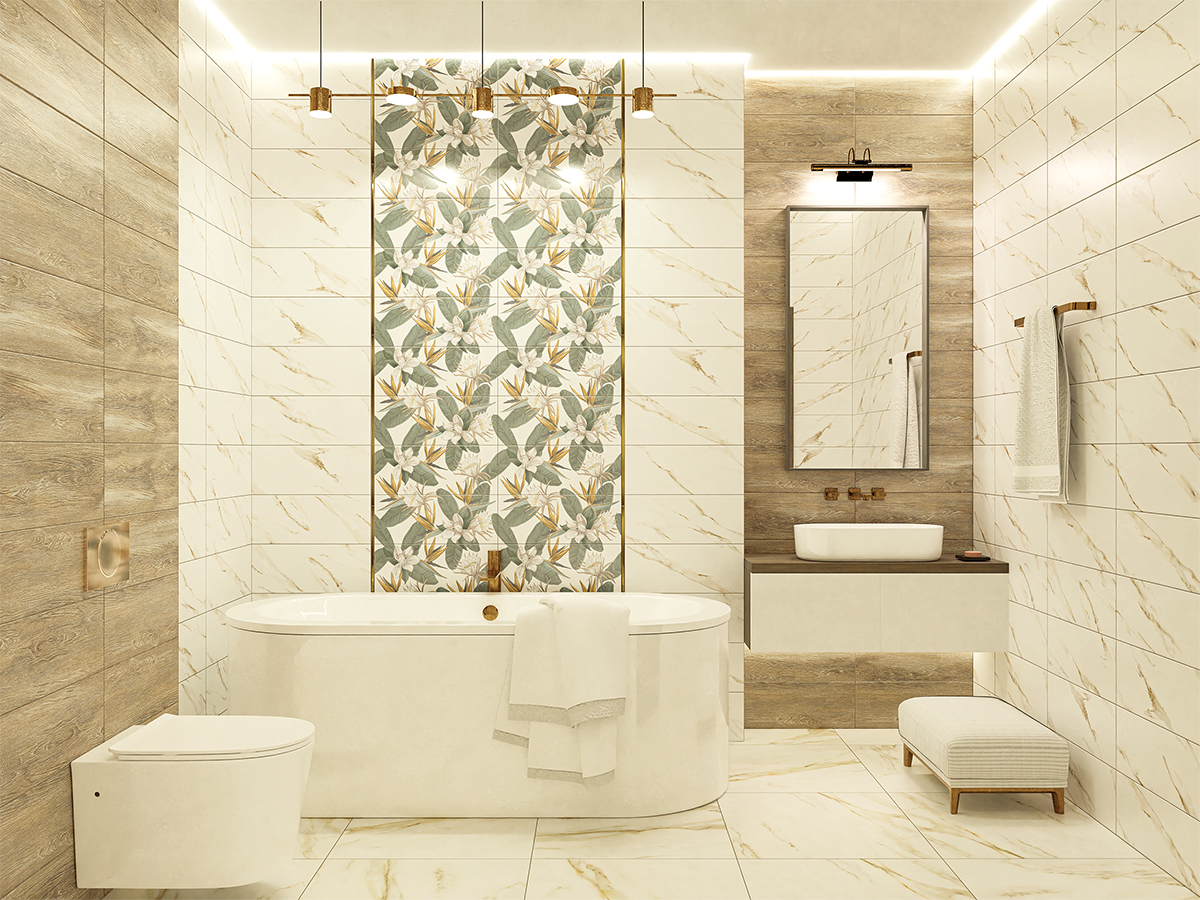 На стену Calacatta Ivori Forma 20.1x50.5 - фото 10