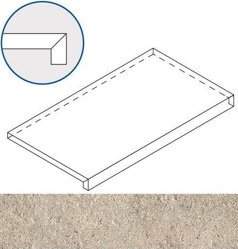 620070001142 Ступень Everstone X2 Дезерт 33x60 Фронтальная Натуральная