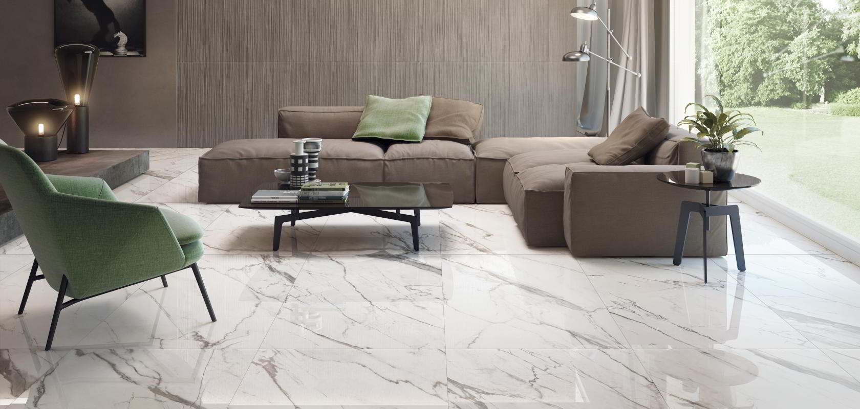 PPD8 Напольный Purity Marble Paradiso lux 120x278 - фото 3
