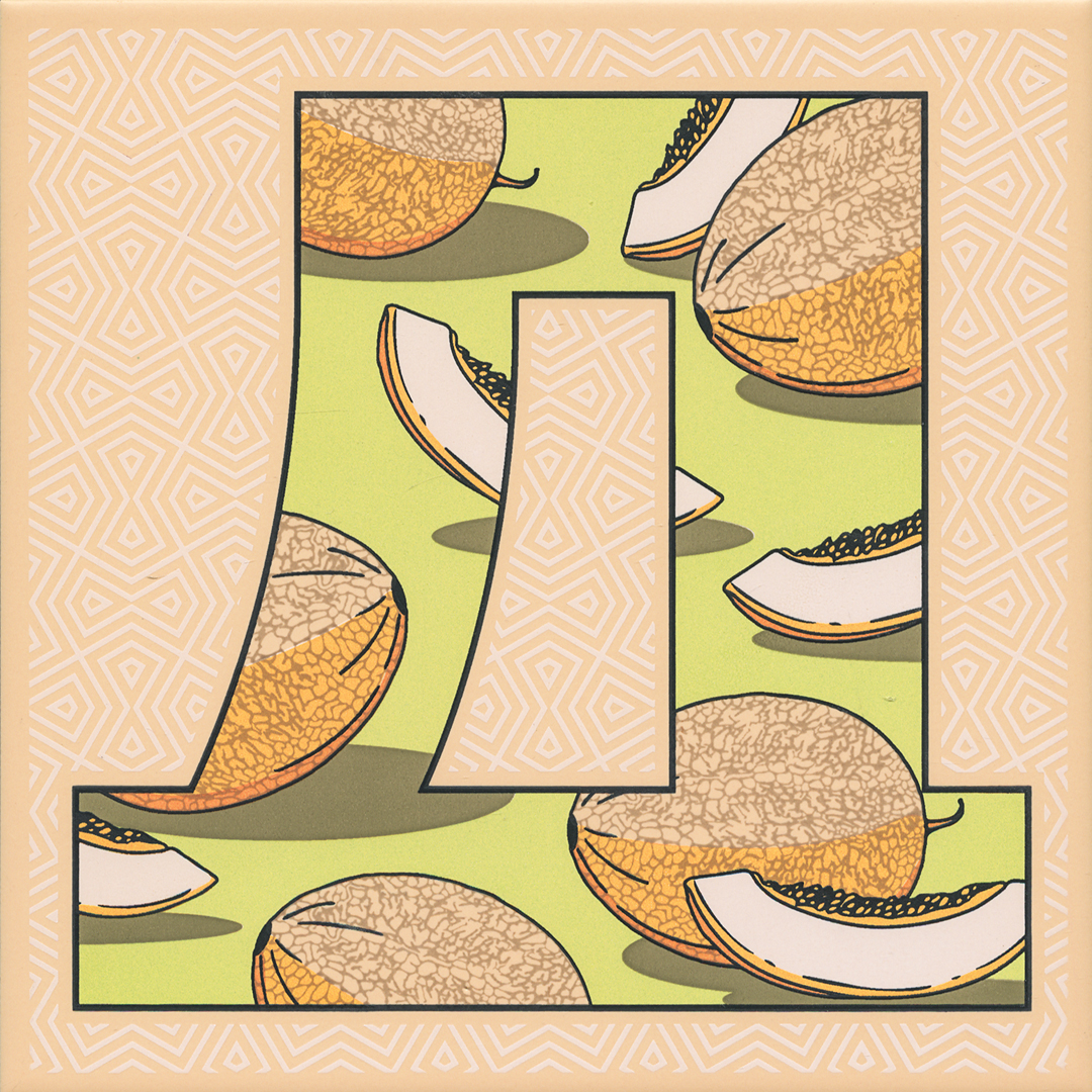 HGD/A564/5177 Декор Сад-огород Дыня Матовый