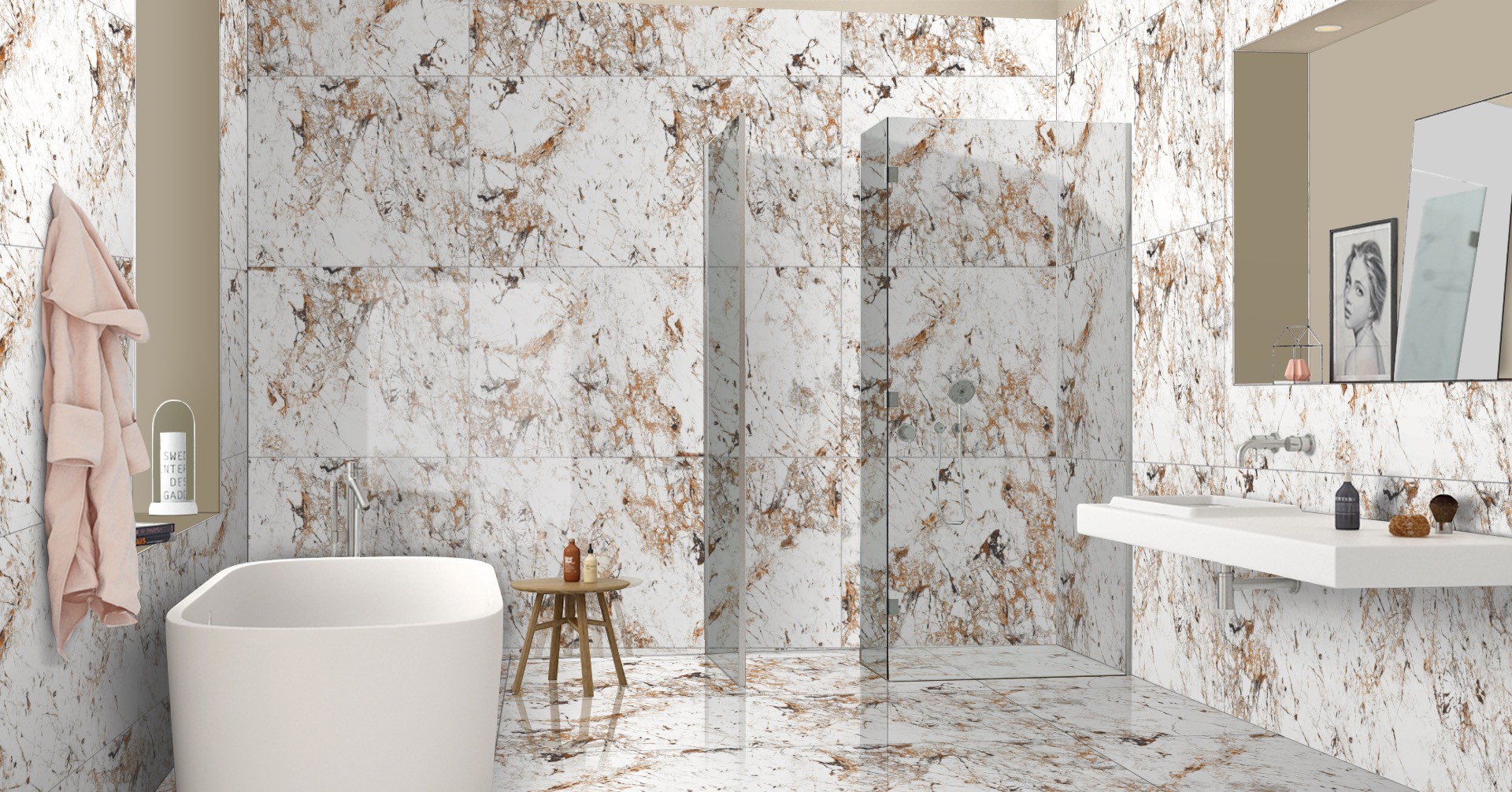 На пол Burberry White - фото 3