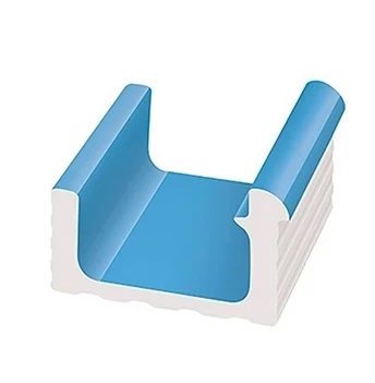 KP101 Декоративная вставка Olympic Series Переливной лоток керамический Light Blue 24x24.5