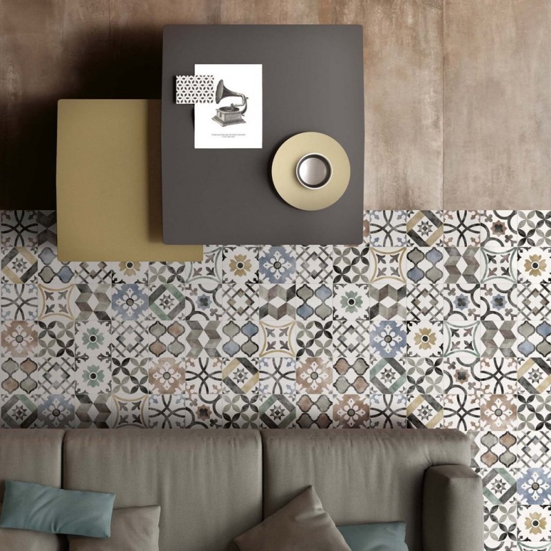 0005894 На пол Play Drops Multiwhite 20x20 - фото 30