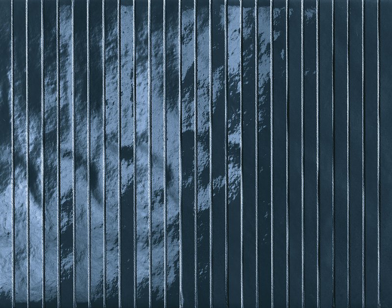 fROT На стену Glim Blu Navy Tratti Mosaico Brillante 24x30.5