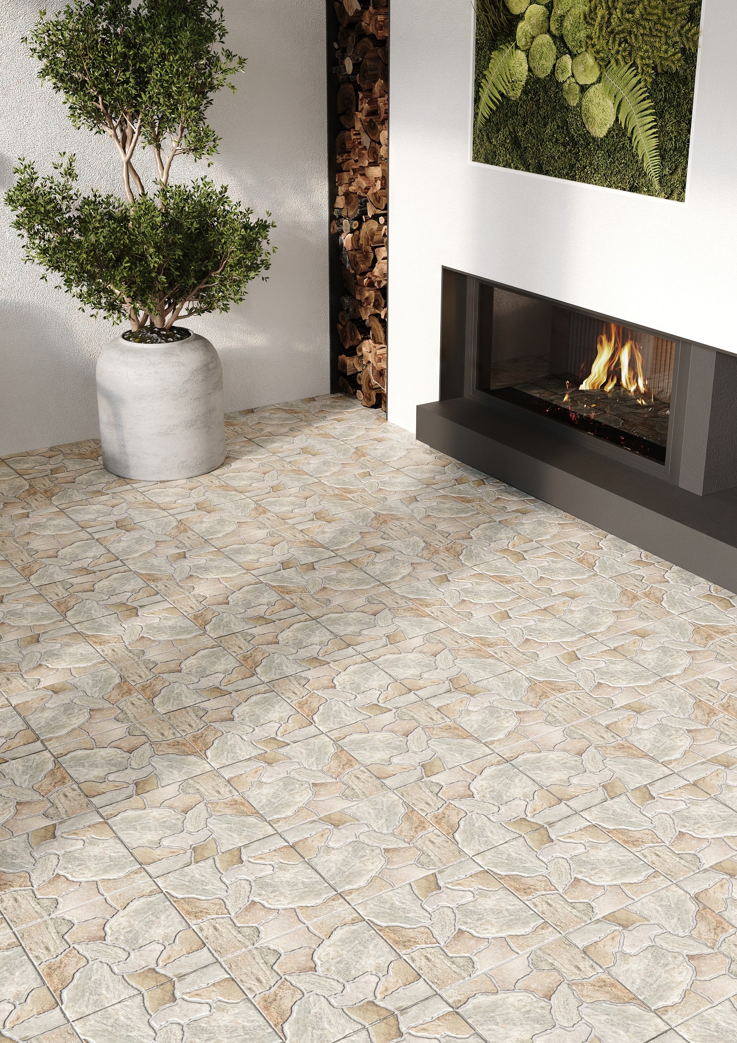 На пол Рейнир Коричневый 293x293x8 - фото 3