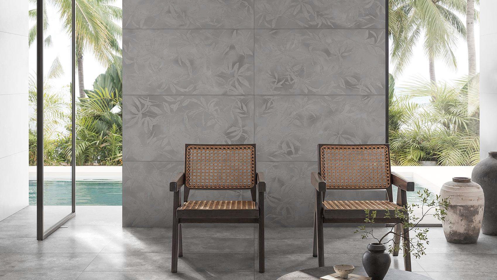 K958008R0001VTER На стену ArtWall Цветы Серый Матовый Ректификат 60x120 - фото 11