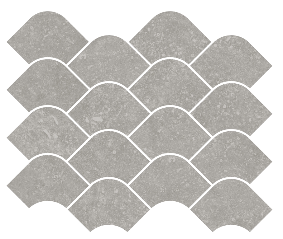 KMD2HID002BR Декор Касабланка Наборный серый матовый обрезной 30x25x0.9 - фото 3