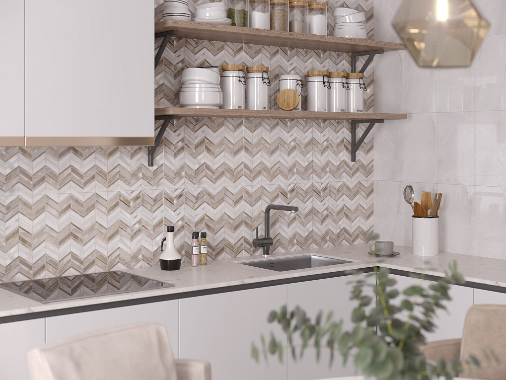 010200000093 Бордюр Аника Голубой 01 25x7.5 - фото 3