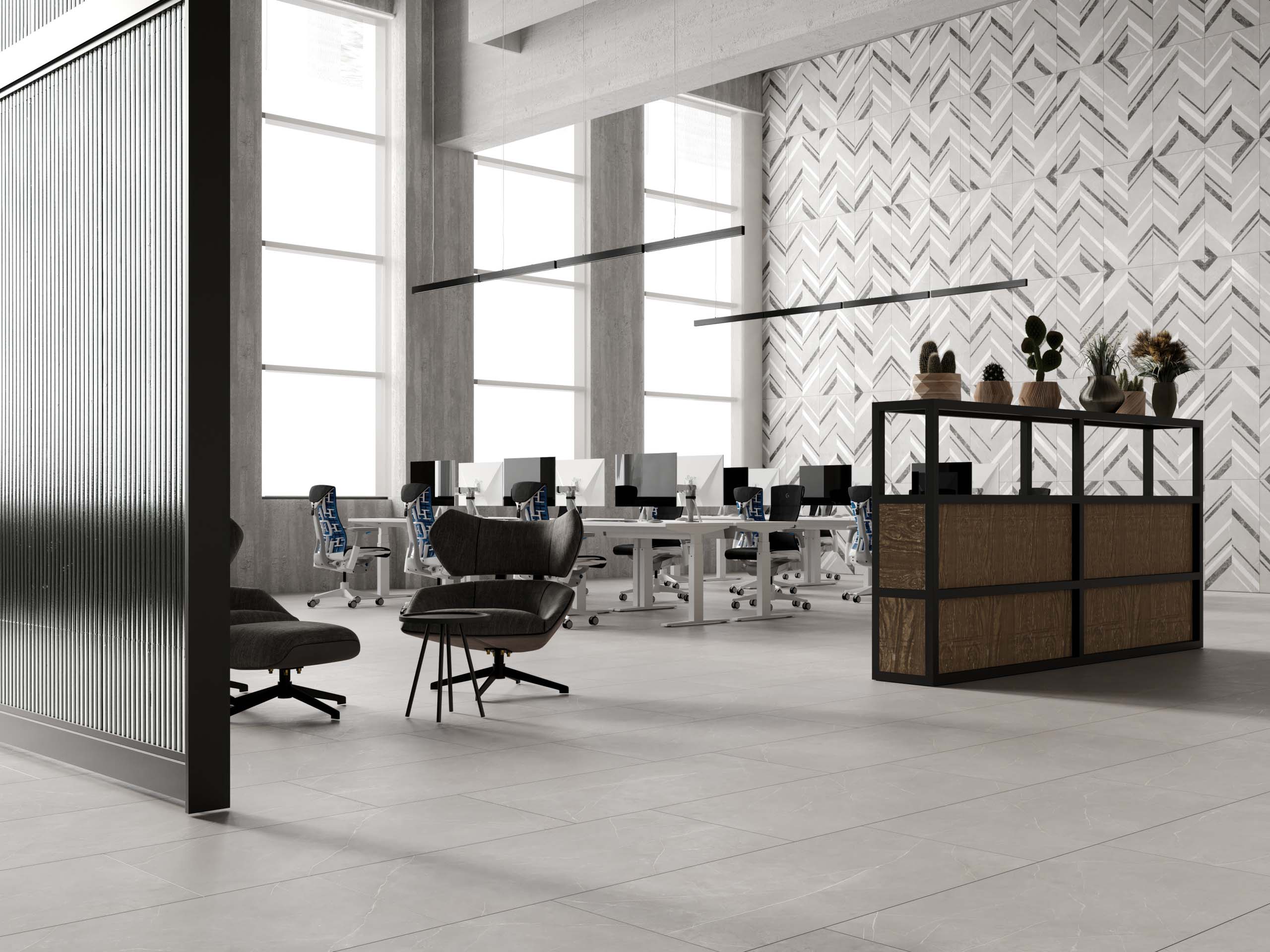 IM00/PS_NC/60x60x10R/GW На пол Improve IM00 White Полированный Рект. 60x60x10 - фото 12