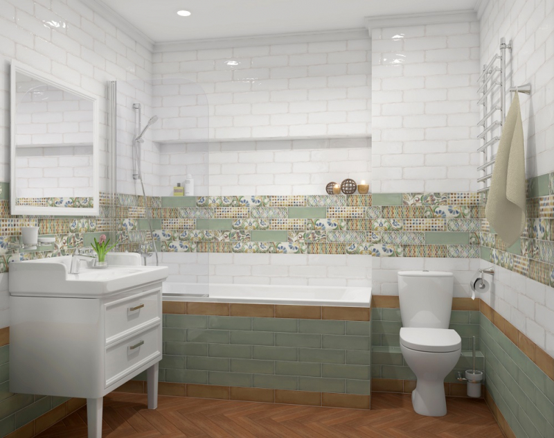 9021 На стену Монпарнас Жёлтый 28.5x8.5 - фото 4