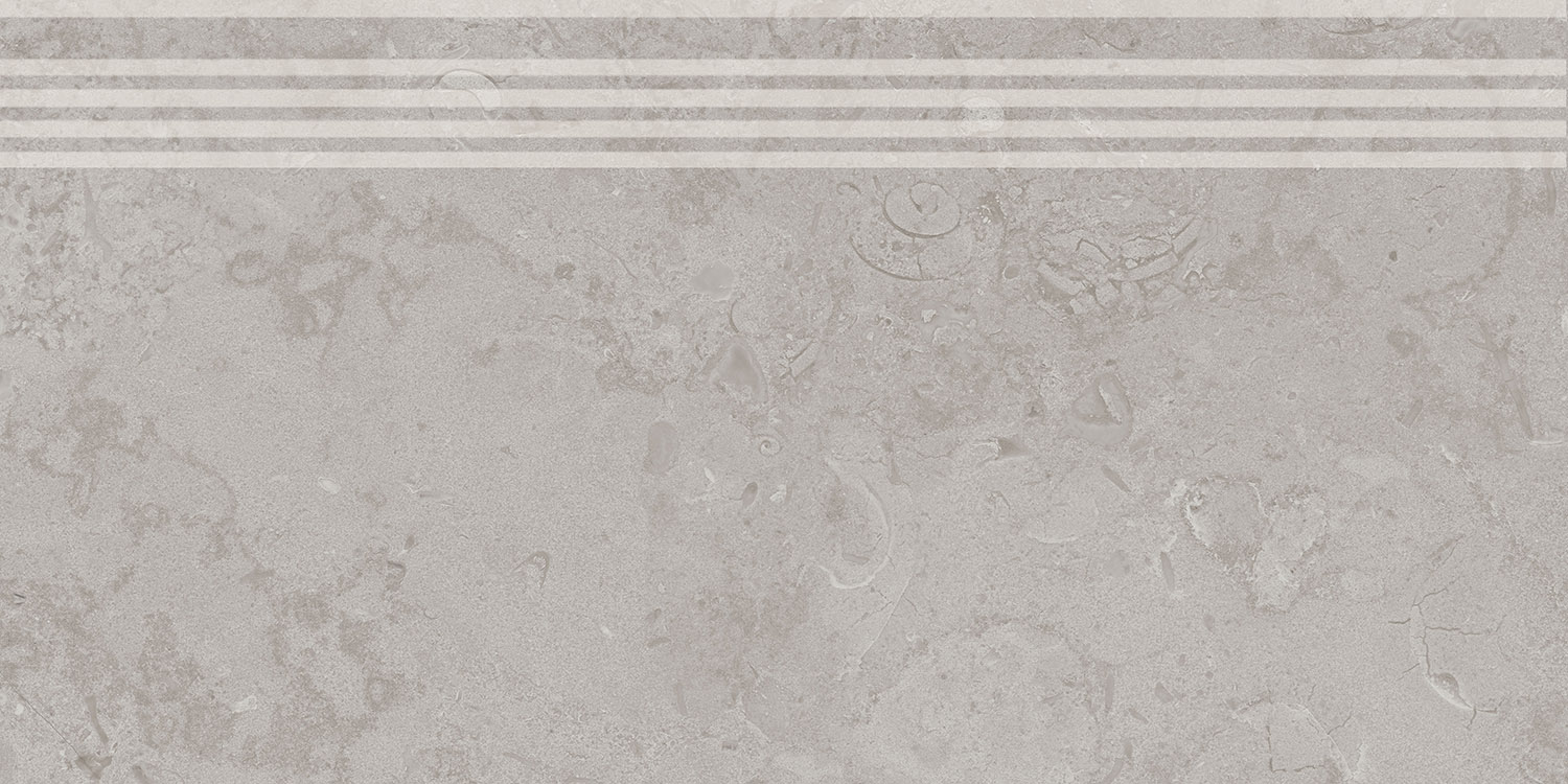 DD205220R/GR Ступень Про Лаймстоун Серый натуральный с насечками 9мм 60х30 - фото 5