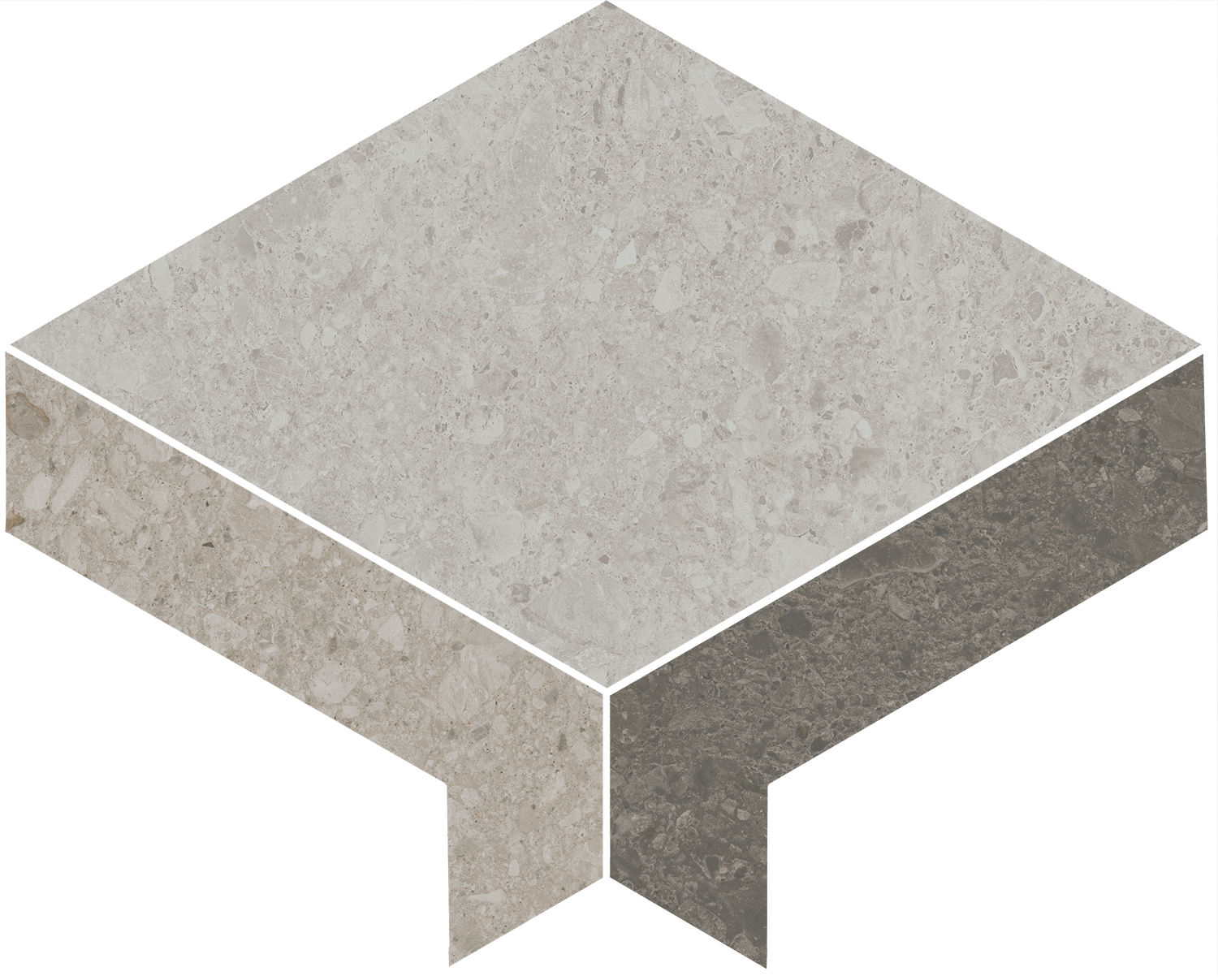 ID171 Декор Чеппо ди Гре 2 наборный матовый обрезной 30x24x0.9 - фото 2