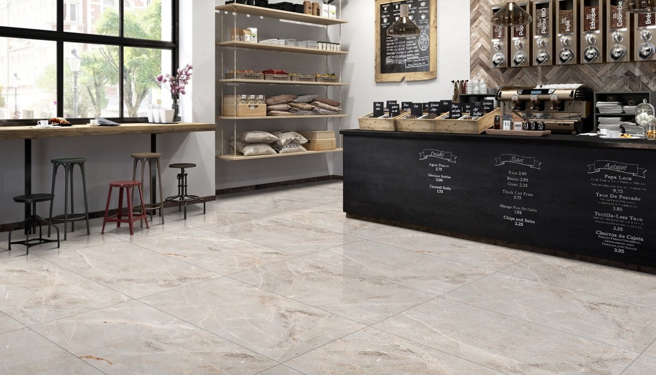 На пол Tulip White Glossy 60x120 - фото 10