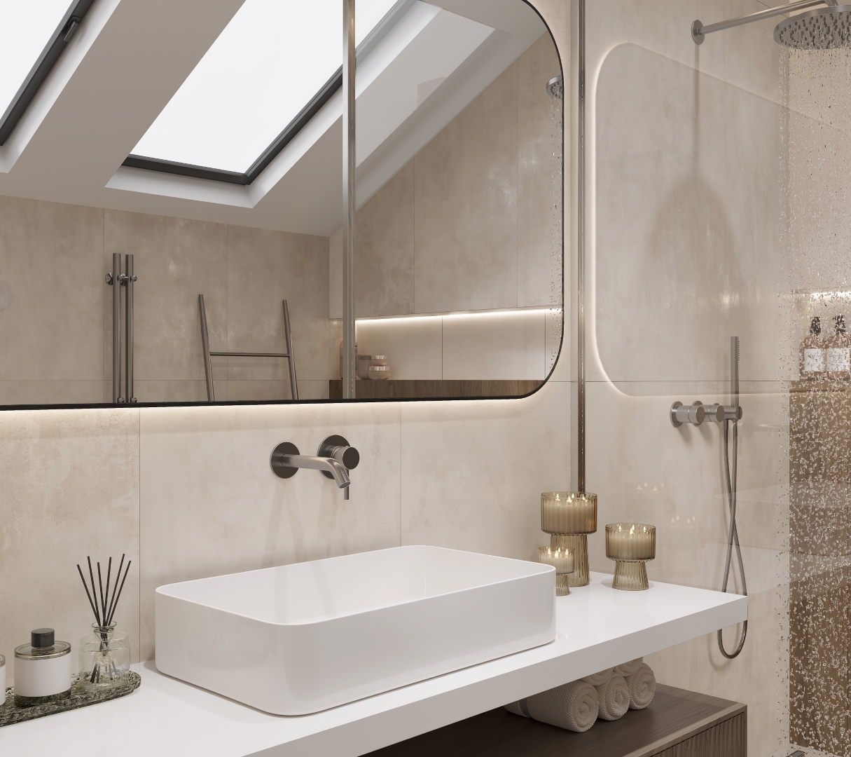 LP6012G0601R  На пол Festa Bianco белый глянцевые чернила 59.5х119.1 - фото 15