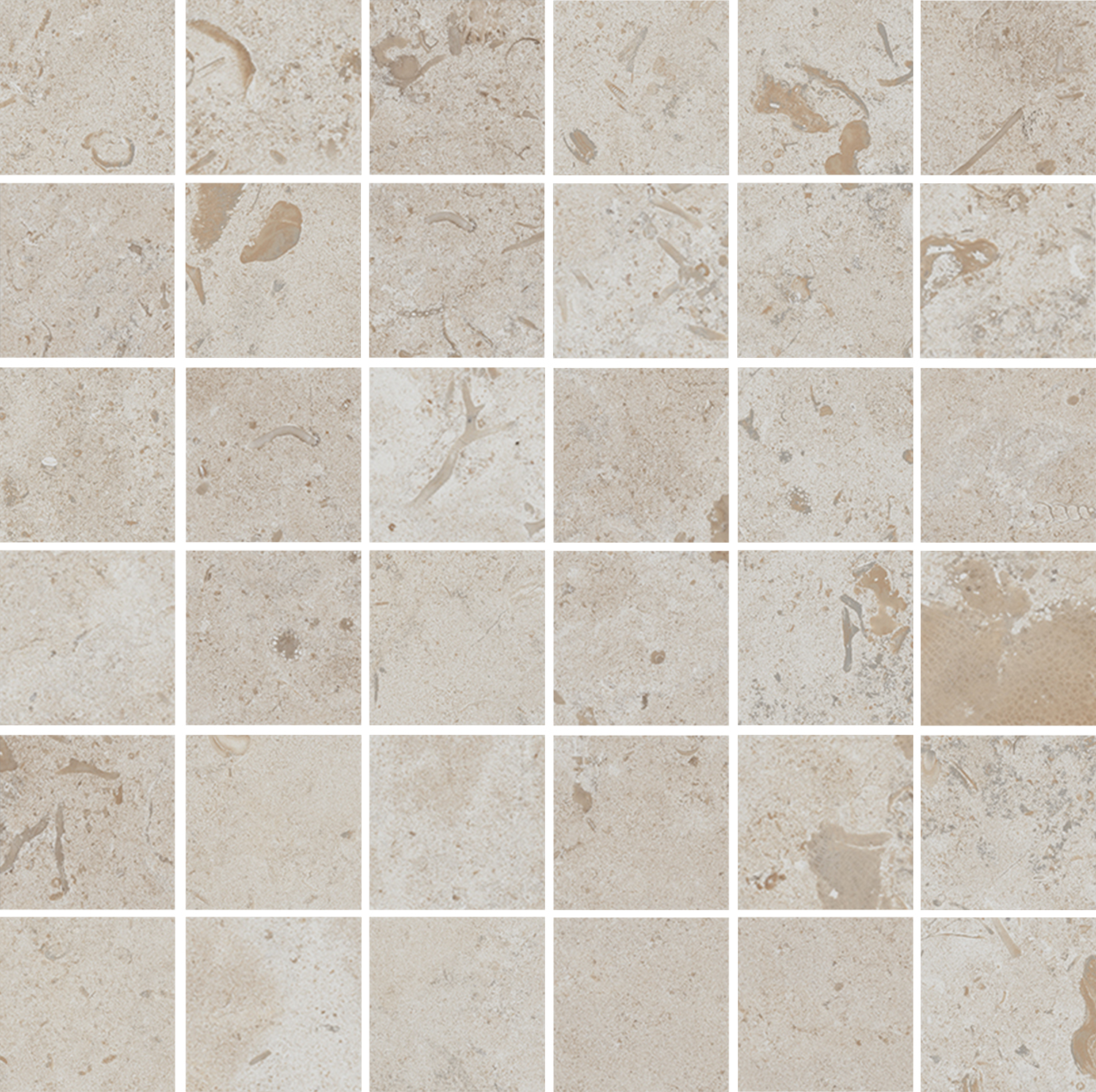 DD2055/MM Декор Про Лаймстоун Бежевая Матовая Мозаичная 30х30 - фото 4