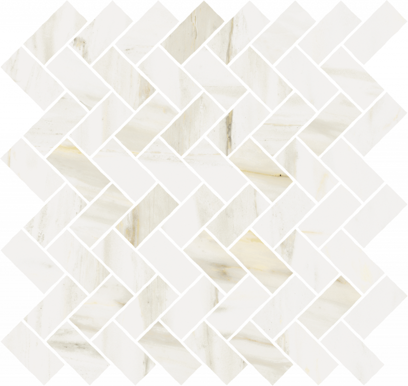 620110000213 Напольная Stellaris Carrara Ivory Mosaico Cross Nat 31.5x29.7