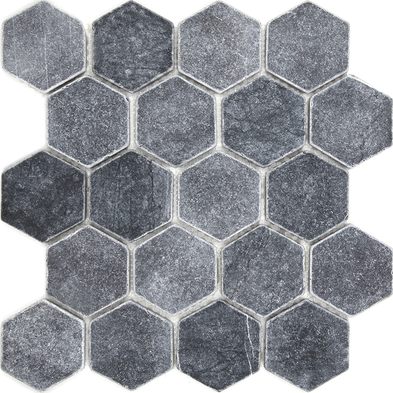На стену Мозаика из мрамора Hexagon VBs Tumbled