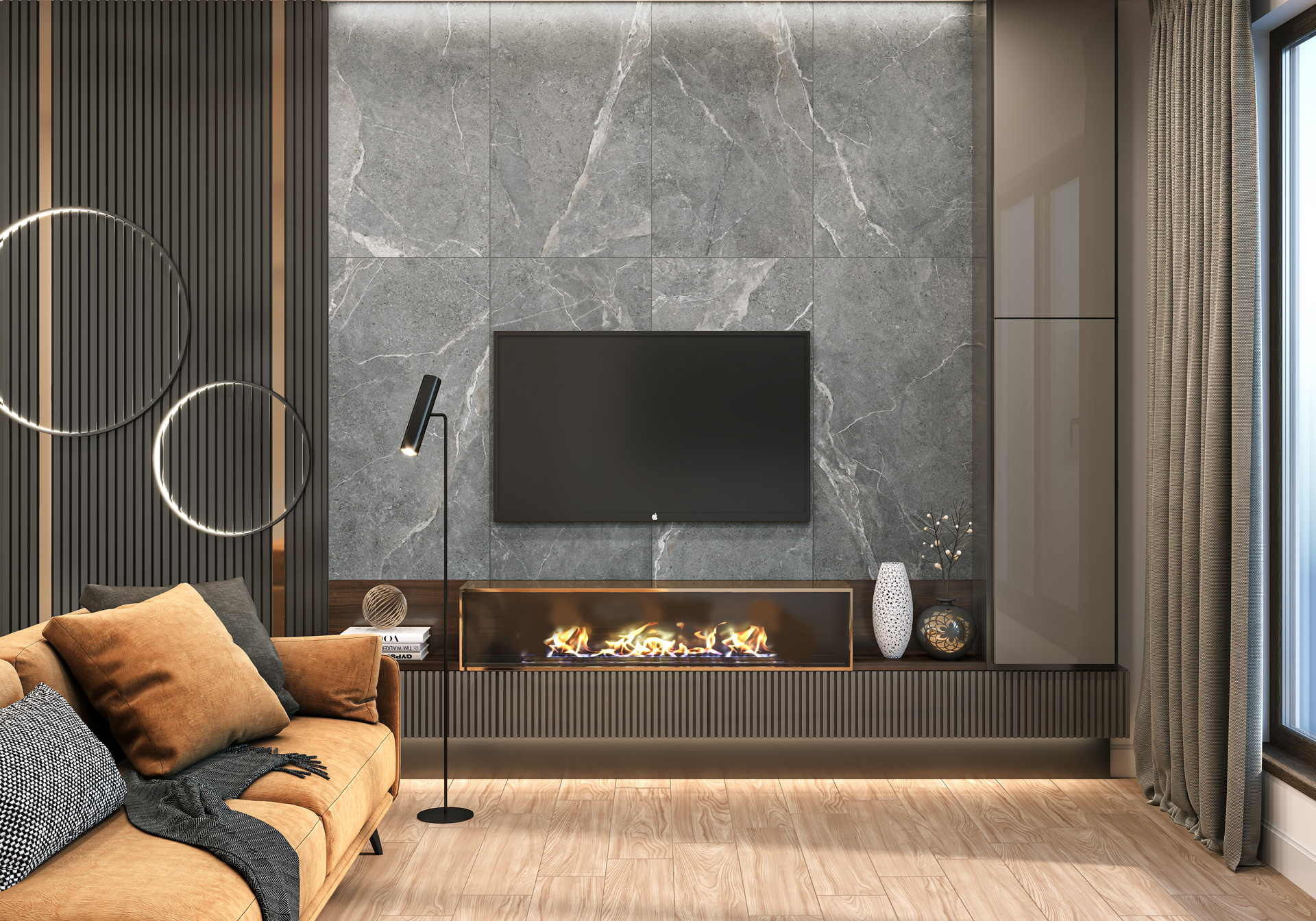 GP60120TIA05M На пол Titanium Graphite матовый 600x1200x10 - фото 14