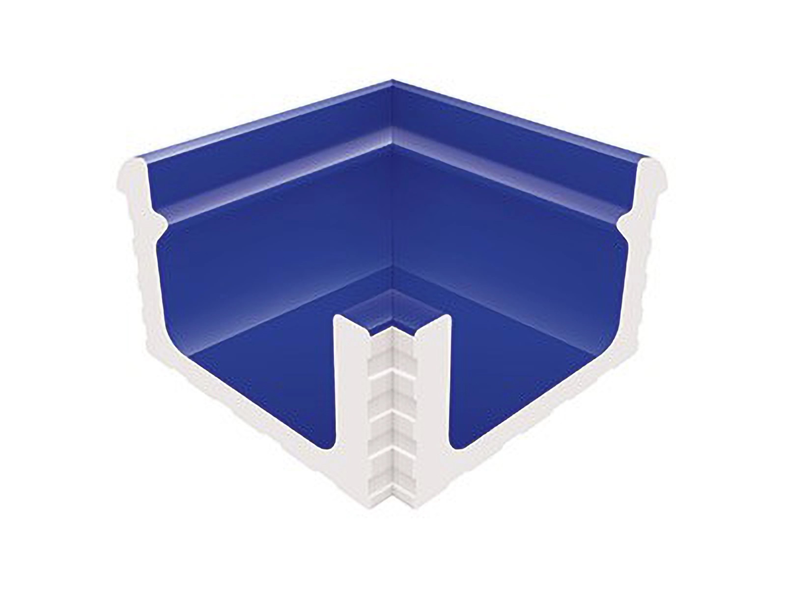 KP137 Декоративная вставка Olympic Series Переливной лоток керамический внутренний угол Cobalt 24x24