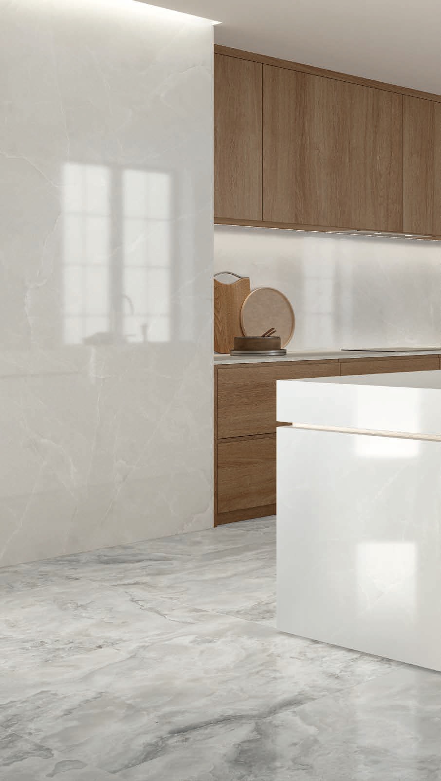 На пол Scarlet P.E. Soft Grey Pul. Rect 100x100 - фото 5