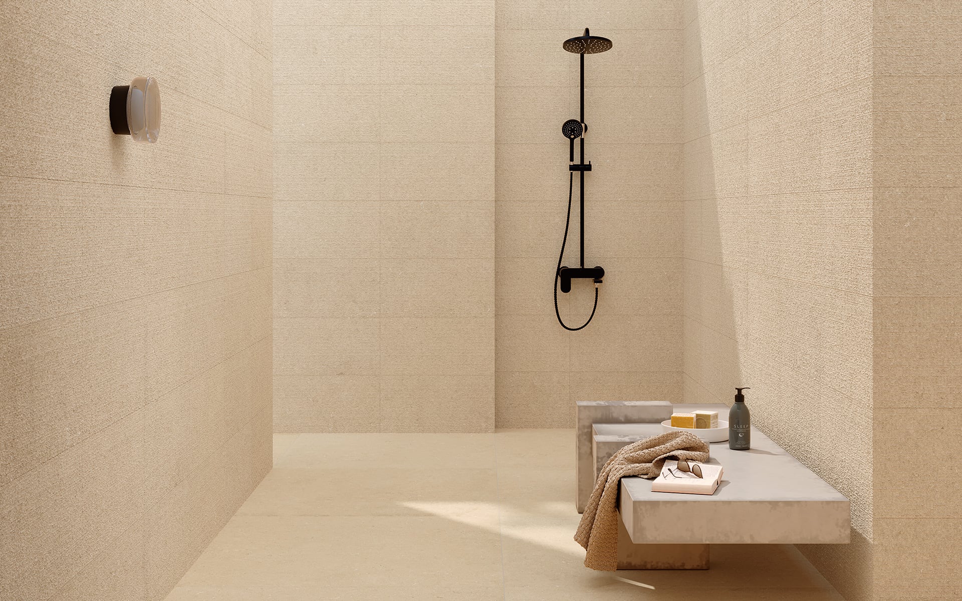 8929994 На пол Victorian Stone Moon Cream Natural Plus 120x60 - фото 8