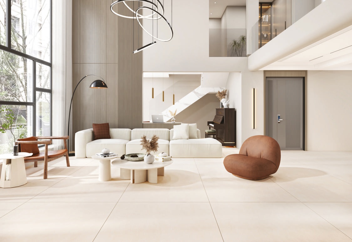 На пол Lapato / Granolith Specto White 120х180 - фото 4