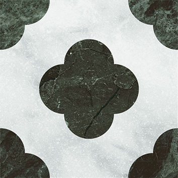 4101196 На пол Dandy Pin White Green 18.6x18.6 - фото 8