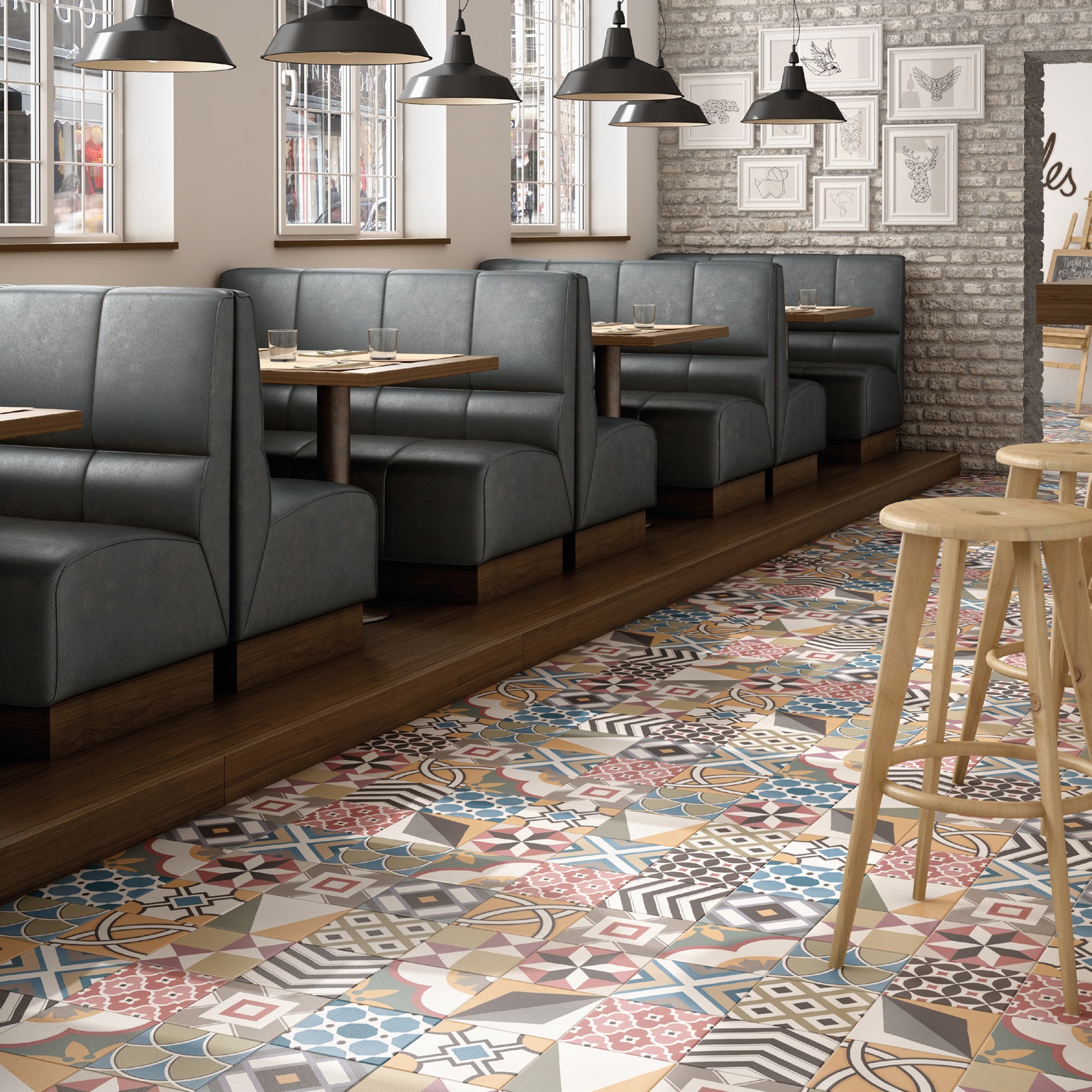 20872 На пол Caprice Taupe 20x20 - фото 11