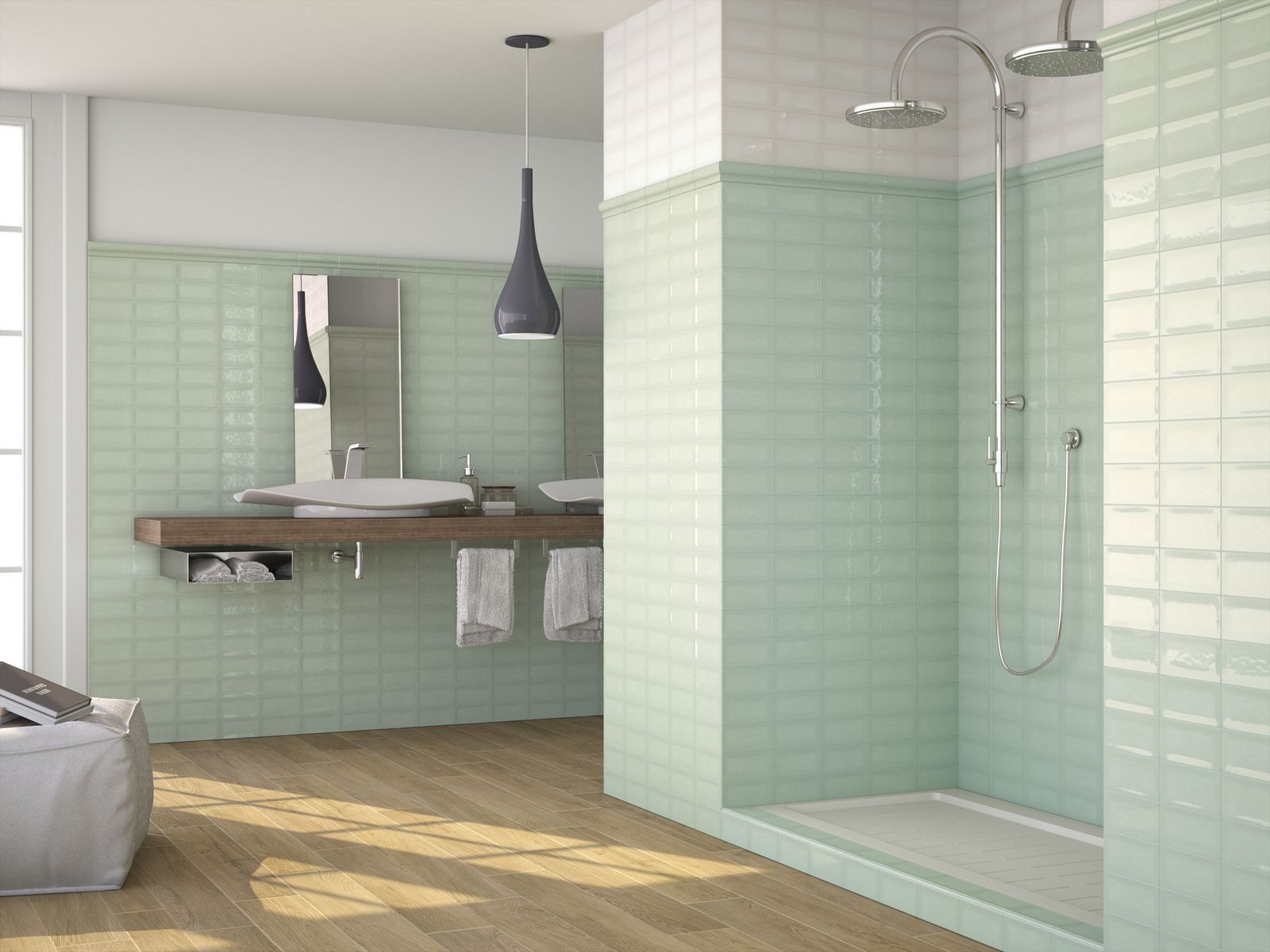 На стену Piemonte Graphite 7.5x15 - фото 8