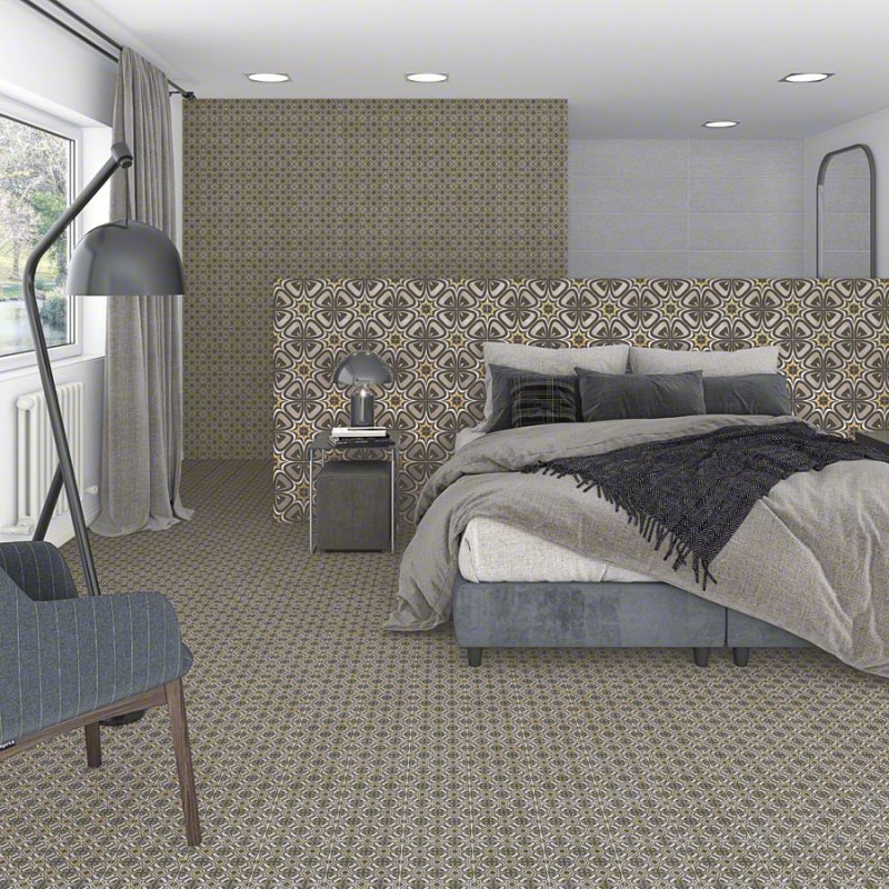 На пол Pop Tile Sixties-R Chocolate 15x15 - фото 15